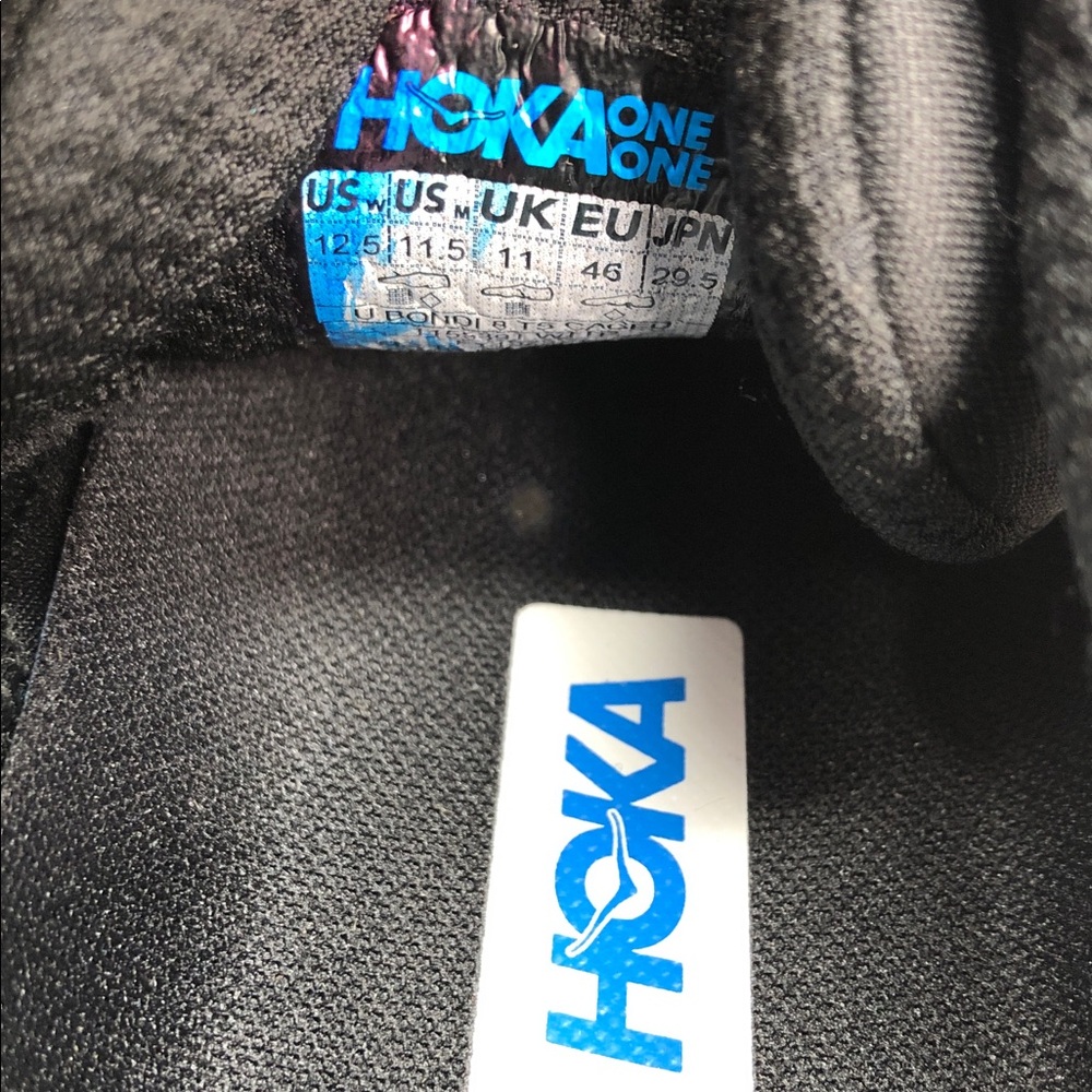 Hoka One One Bondi 8 TS Caged Stealth Tech Pack Men’s Running Shoes - Size 11.5 - Picture 9 of 10
